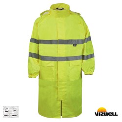 VIZWELL - Vizwell 150 D Oxford Paradüse Yağmurluk Ref. Sarı Yüksek Görünümlü CE Belgeli